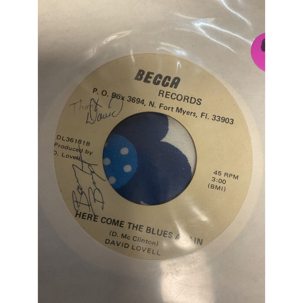 Obscure Country Bopper Honky Tonk 45 DAVID LOVELL Real Good Itch B4 - Picture 1 of 2